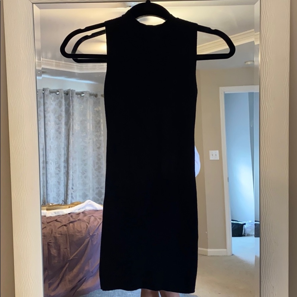 Sleeveless sweater dress